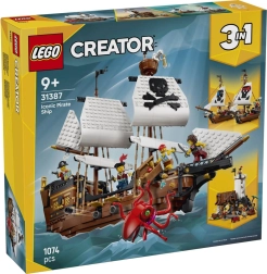 LEGO Creator 3 v 1 Legendárna pirátska loď