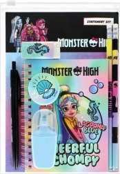 Školská sada MONSTER HIGH s puzdrom a zošitom