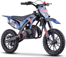 Benzínový mini dirt bike 49 cc Tiger – modrý
