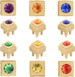 Masterkidz akrylové farebné diamantové bloky pre STEM tabuľu, 72 kusov