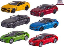 Kovový model auta Kinsmart BMW 1:38 so spätným chodom a otváracími dverami