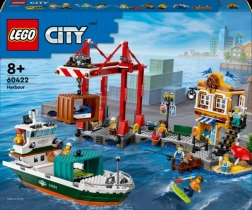 LEGO City prístav pri mori s nákladnou loďou 60422