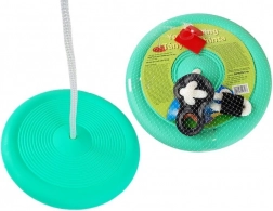 Okrúhla tanierová hojdačka pre deti – Zelená