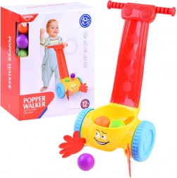 Hudobné chodítko s chytačom loptičiek