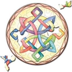 Curiosi okrúhle puzzle Picoli Uzol 33 dielikov