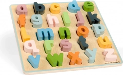 Bigjigs Toys drevené puzzle abeceda – malé písmená