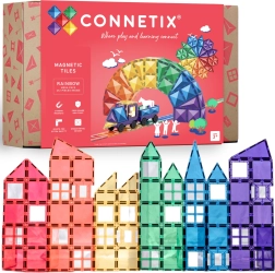 Connetix Rainbow Mega Pack magnetické stavebnice 212 dielov