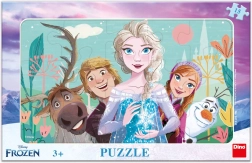 Puzzle Frozen: Rodinné 15 dielikov