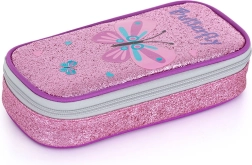 OXYBAG školský peračník etue komfort – motýľ s trblietkami