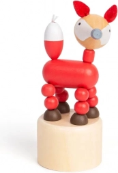 Drevené stláčacie zvieratká Safari Líška od Bigjigs Toys