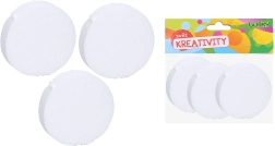 Dekoračné kolo z polystyrénu 10x2,5 cm, sada 3 kusy