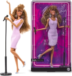 Mattel Barbie Signature zberateľská bábika Whitney Houston s mikrofónom