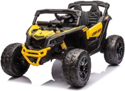 Elektrické autíčko Baby Mix Buggy Hornet 12V žlté