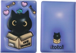 Notes A5 fialový v tvrdých doskách s penovým poťahom