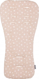 Mäkká podložka do kočíka Chipolino Beige Stars