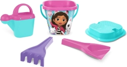 Súprava do piesku 5 dielov KOCI DOMEK GABI