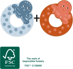 Drevené písmeno O od Small Foot