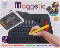 Magnetická tabuľka s guľôčkami a kartičkami