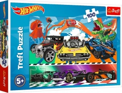 Puzzle 100 dielikov HOT WHEELS – pretekárske autá