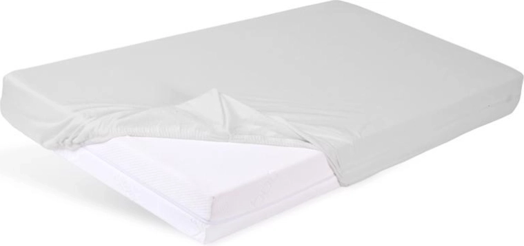 Babymatex nepremokavé bambusové prestieradlo s gumičkou svetlosivé 60 × 120 cm