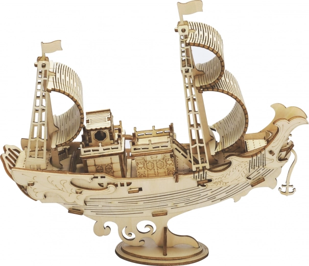 3D drevené puzzle Japonská diplomatická loď 91 dielikov