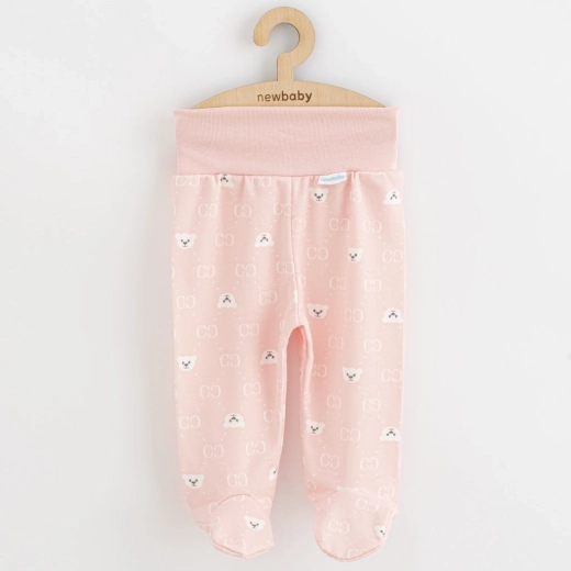Dojčenské polodupačky New Baby Classic II medvedík biele veľ. 80