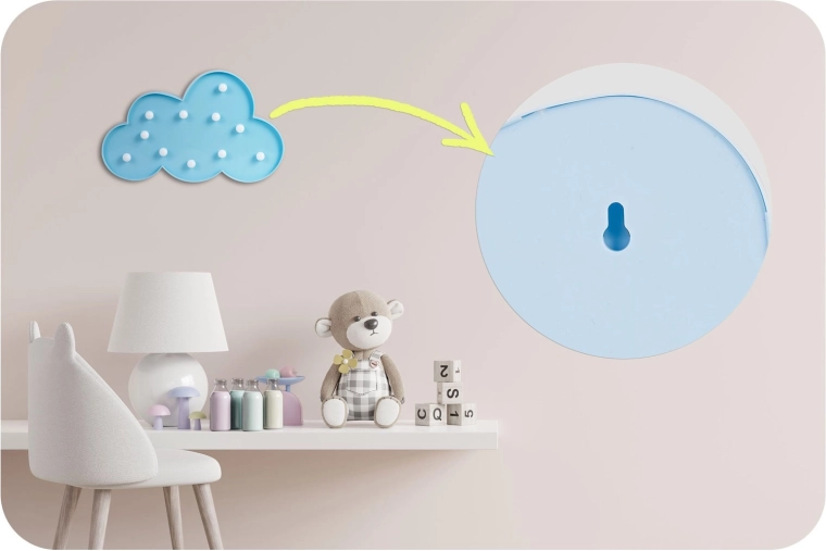 Jednoduché zavesenie na stenu