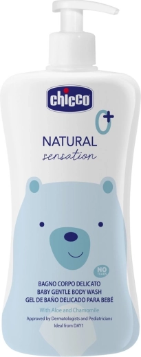 Chicco Natural Sensation sprchový gél s aloe a harmančekom 500 ml