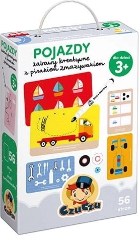 CzuCzu Vozidlá – kreatívna zábava so stierateľným fixkou