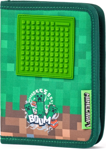 Pixie Crew & Minecraft jednoposchodový školský peračník s pixelovým panelom