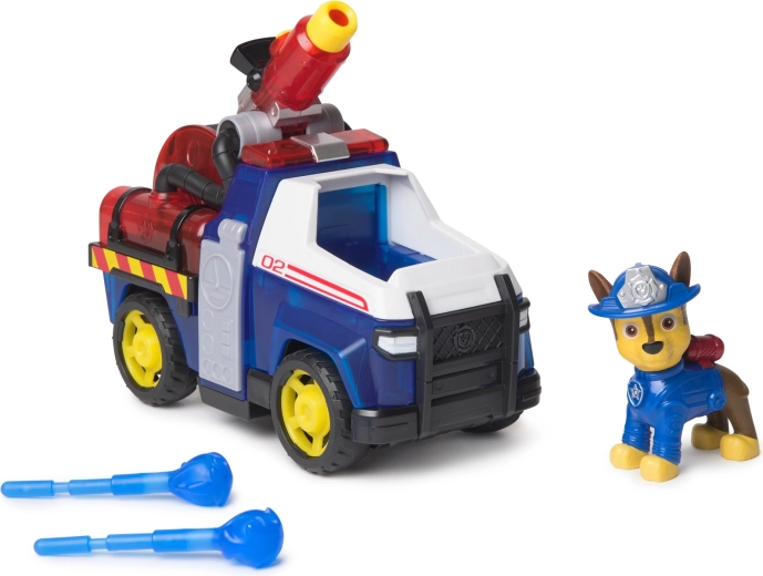 Chaseovo záchranné vozidlo s delom na streche