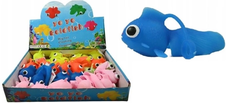 Antistresová svietiaca rybka squishy
