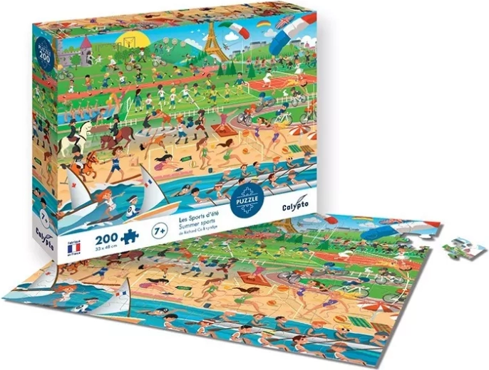 Puzzle Sentosphere Letné športy 200 dielikov