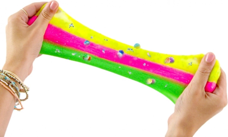 Farebné a trblietavé textúry pre zmyslovú zábavu