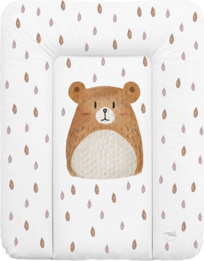 Ceba Baby mäkká prebaľovacia podložka 50 × 70 cm basic bear buddy - 1 kus