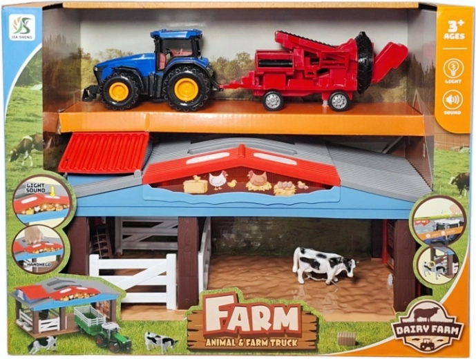 Farmárska sada farma s doplnkami so svetlom a zvukom - 1 kus