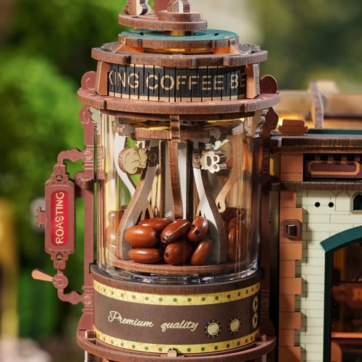 Pohyblivé mechanizmy a automatizovaná „kávová linka“