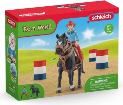 Kovbojka a preteky okolo sudov Farm World