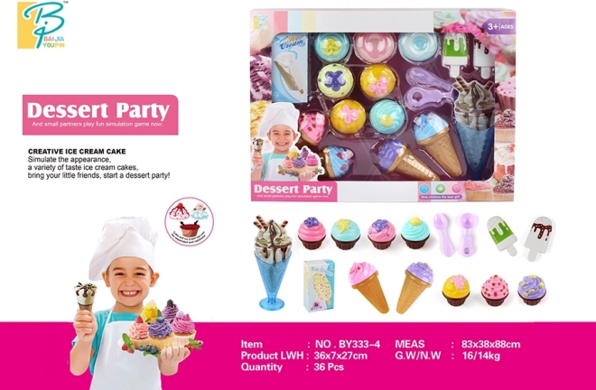 Sada jedla Sladká párty od MAC TOYS