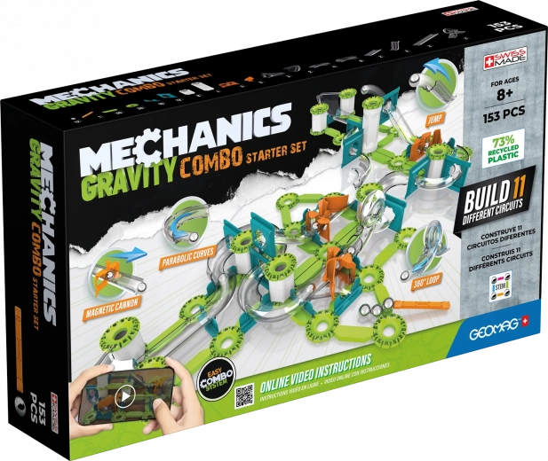 Mechanics Gravity RE Combo Starter Set od GEOMAG – magnetická stavebnica