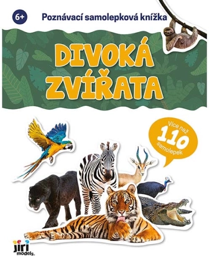 Poznávacia samolepková knižka – divoké zvieratá