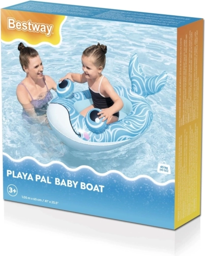 Detský nafukovací čln veľryba 105 × 65 cm BESTWAY