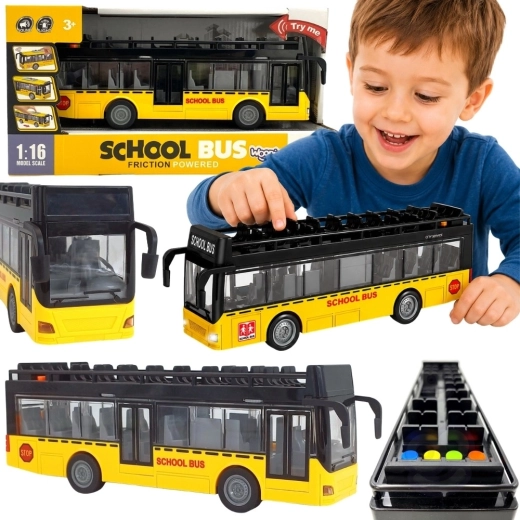WOOPIE autobus so svetlami a otváracími dverami
