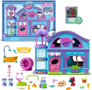 Littlest Pet Shop Domček s 2 figúrkami