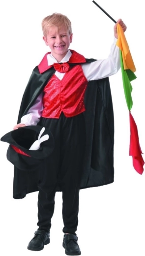 Detský karnevalový kostým kúzelník 110–120 cm