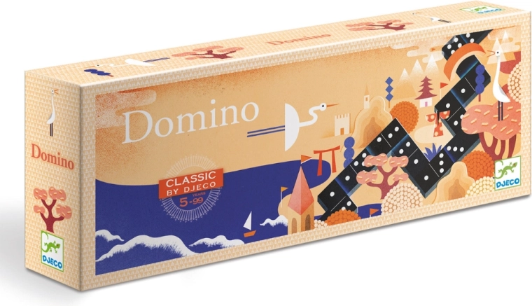 Djeco domino – klasické čierne domino