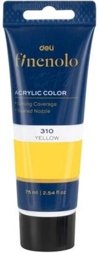 Akrylová farba svetložltá 75 ml