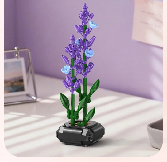 Realistická levanduľa ako dizajnová dekorácia