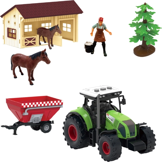 Herná sada farma so svetlami a zvukmi, 10 dielov