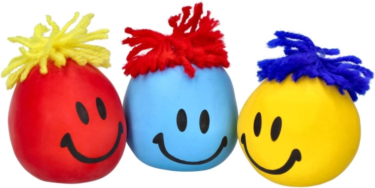 Antistresové loptičky s úsmevom Goki